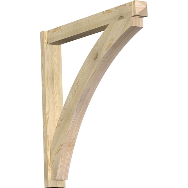 Ekena Millwork Thorton Arts & Crafts Rough Sawn Outlooker, Douglas Fir, 6"W x 46"D x 46"H OUT06X46X46THR03RDF - main